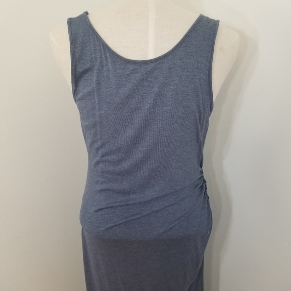 NY&C Sleeveless Ruched Maxi Dress NWT - Picture 3 of 9